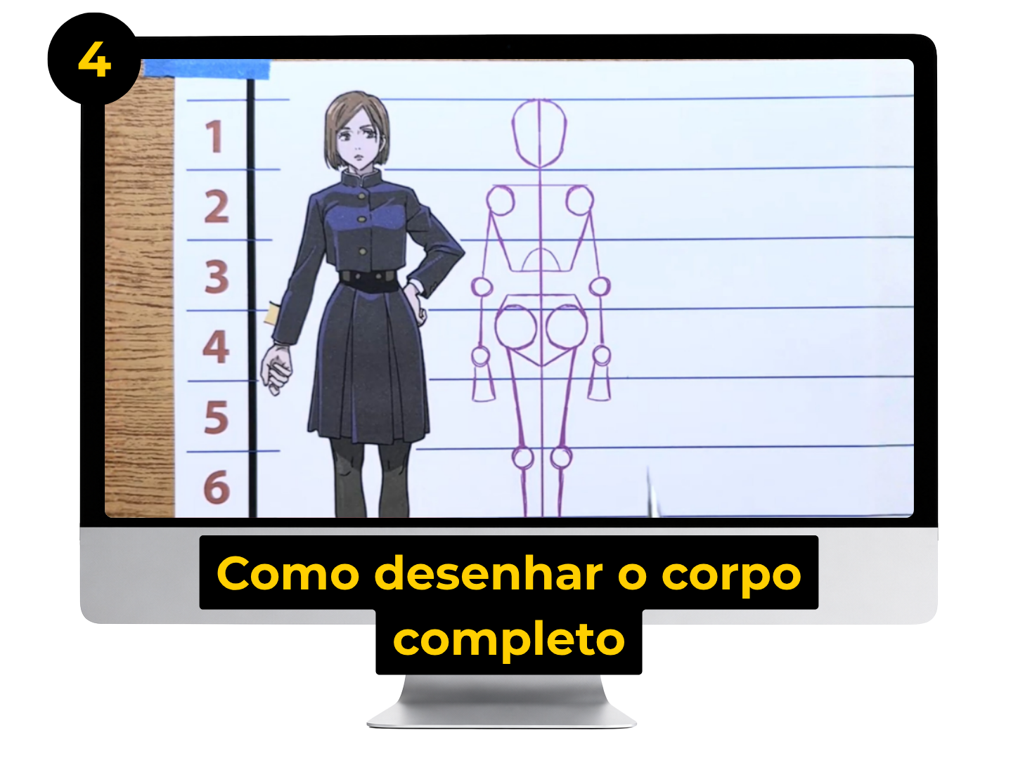 Como desenhar o corpo completo