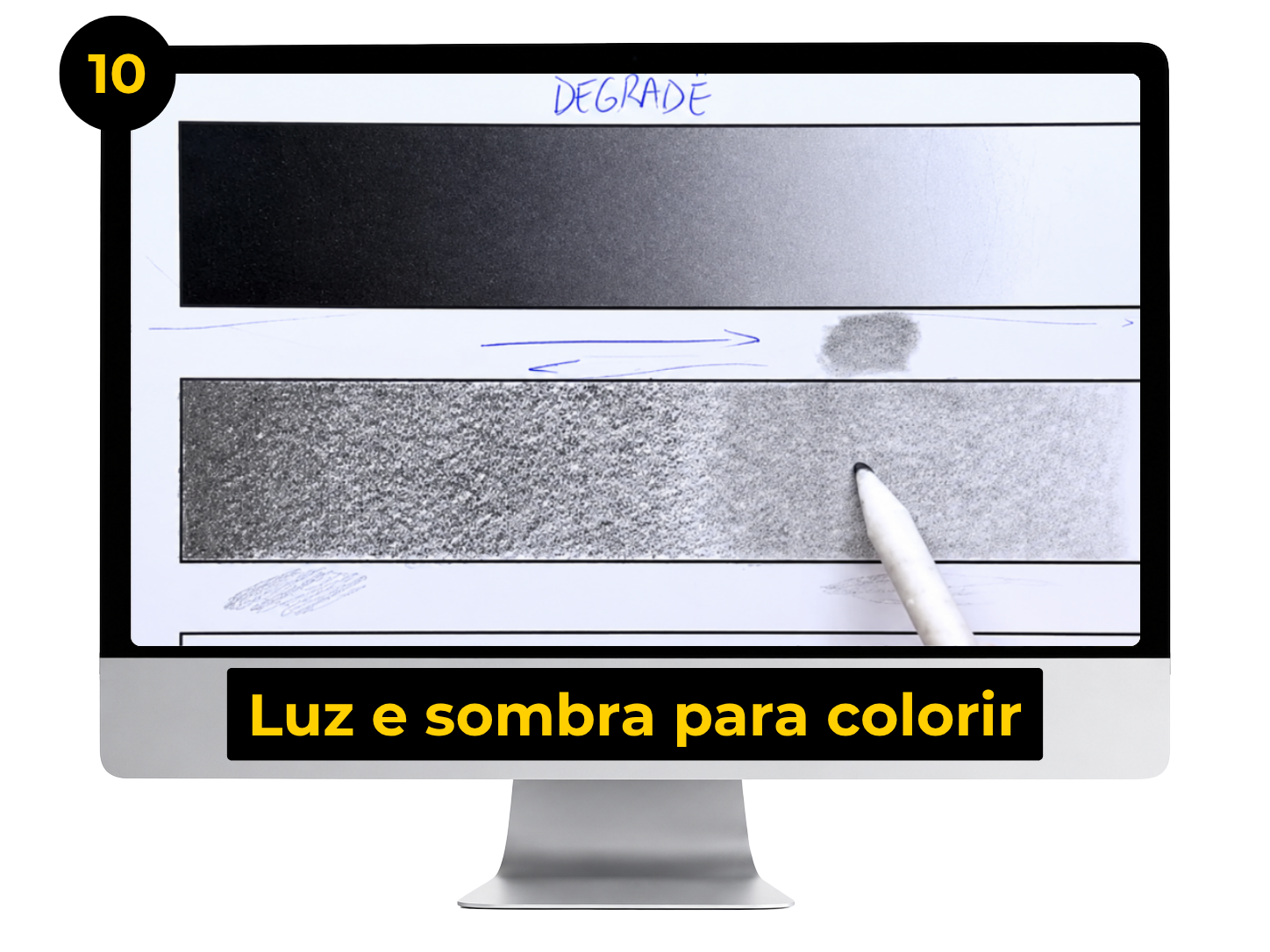 Luz e sombra para colorir