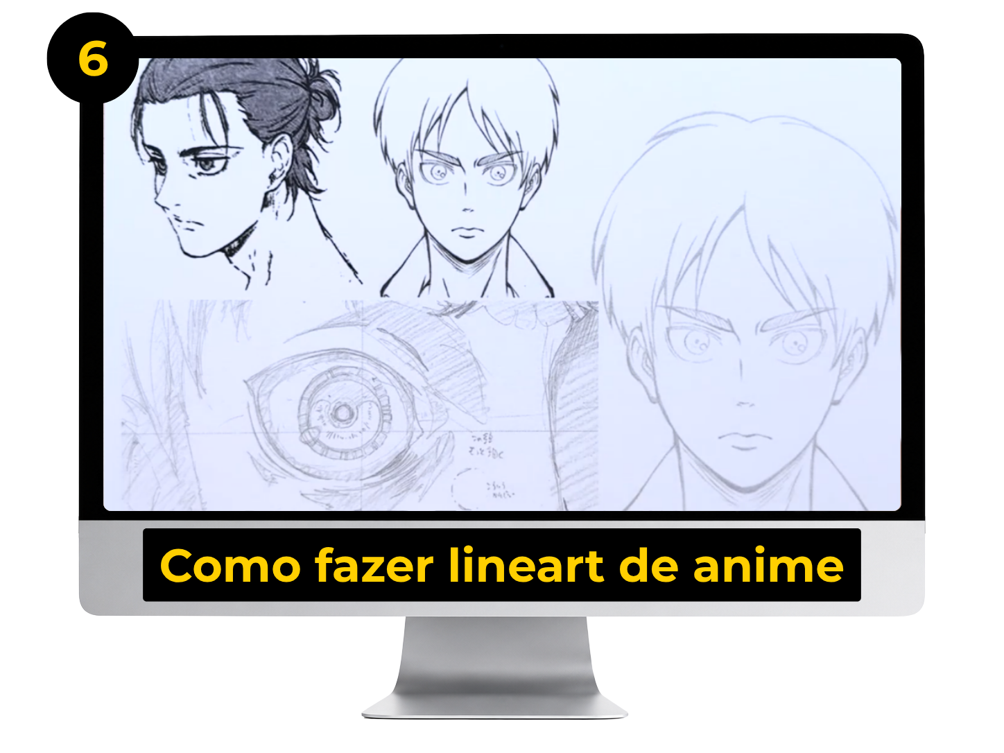Como fazer lineart de anime