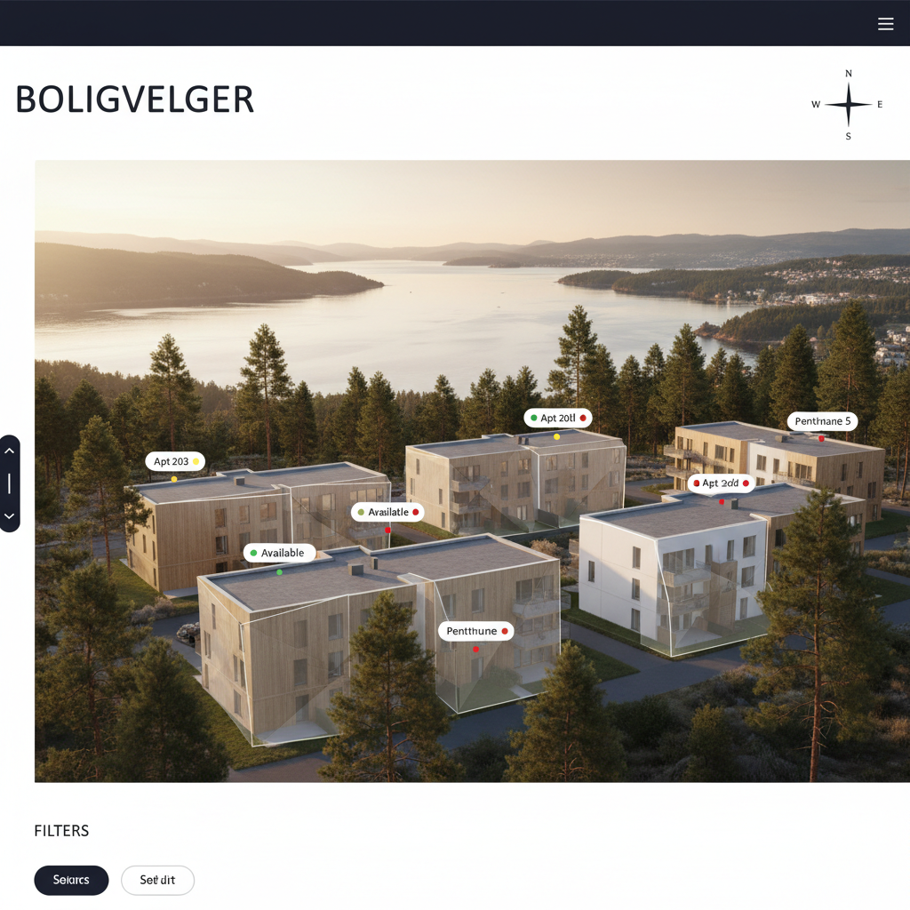 Interaktiv boligvelger