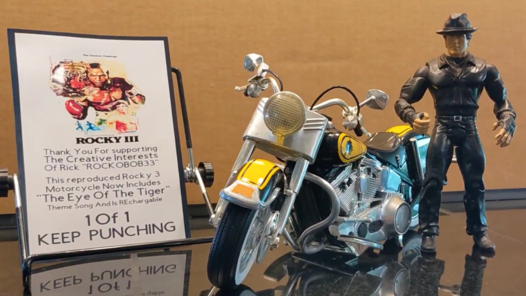 Black & Yellow Motorcycle Collectible — Eye of the Tiger