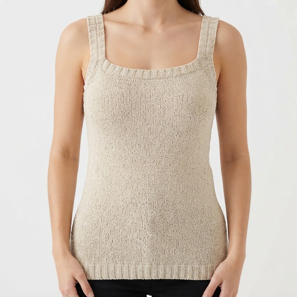 San Francisco | Débardeur en maille beige