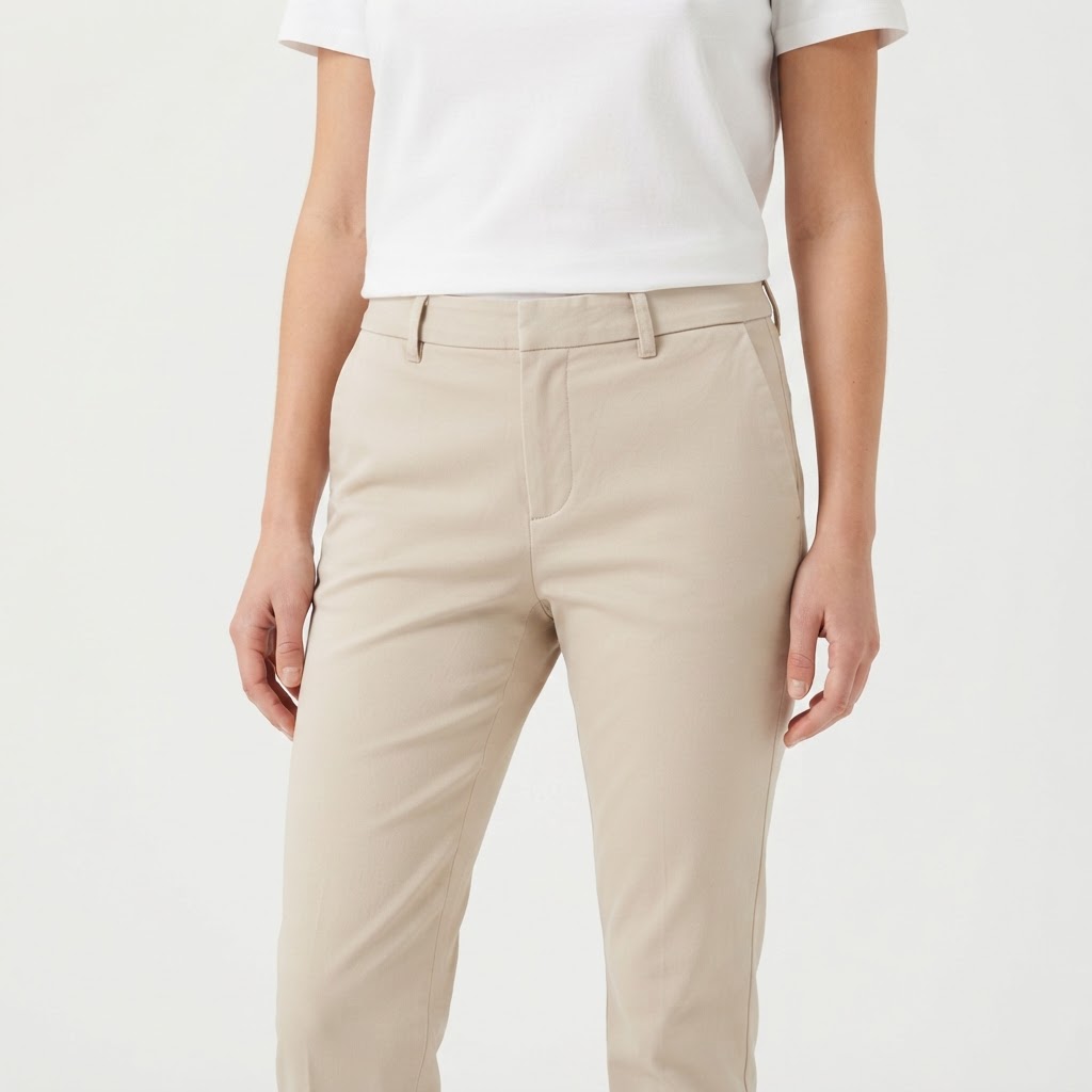 Pantalon Chino Beige