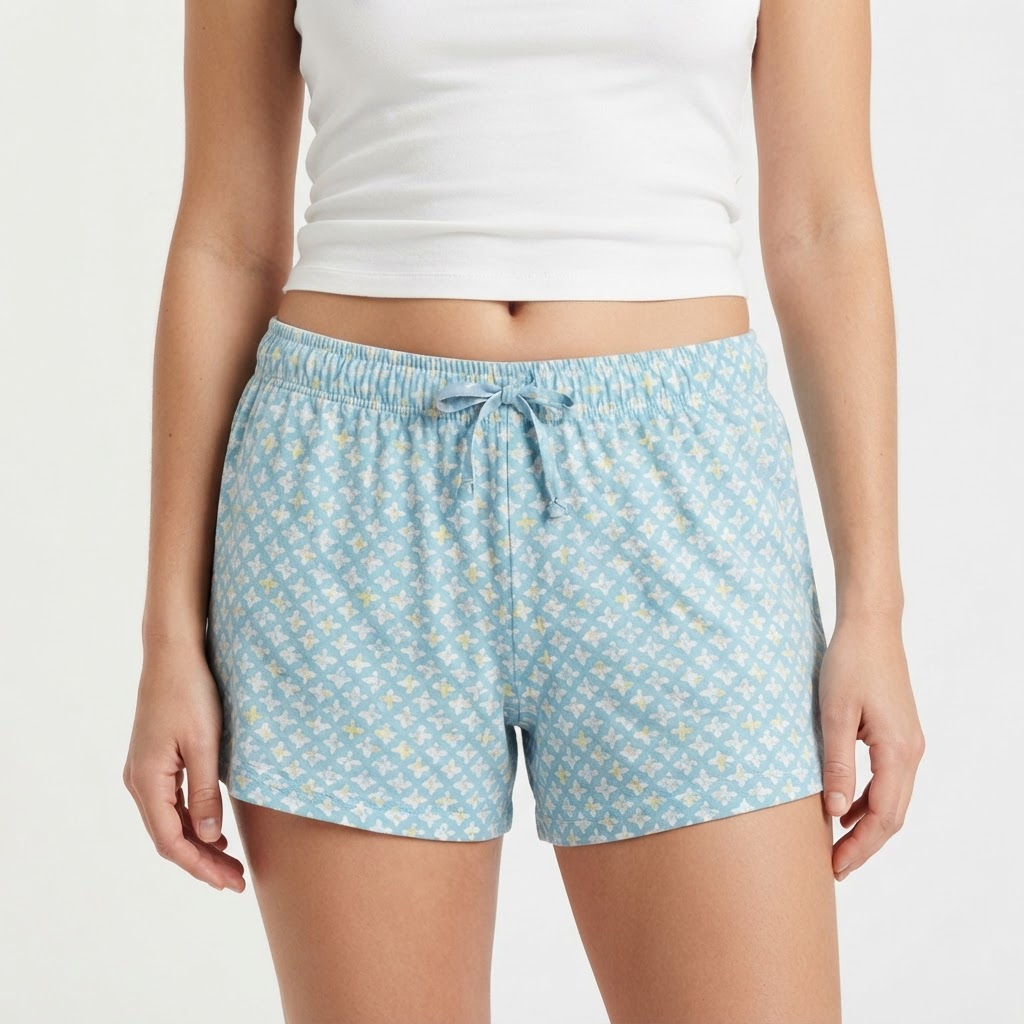 Short de pyjama à motifs