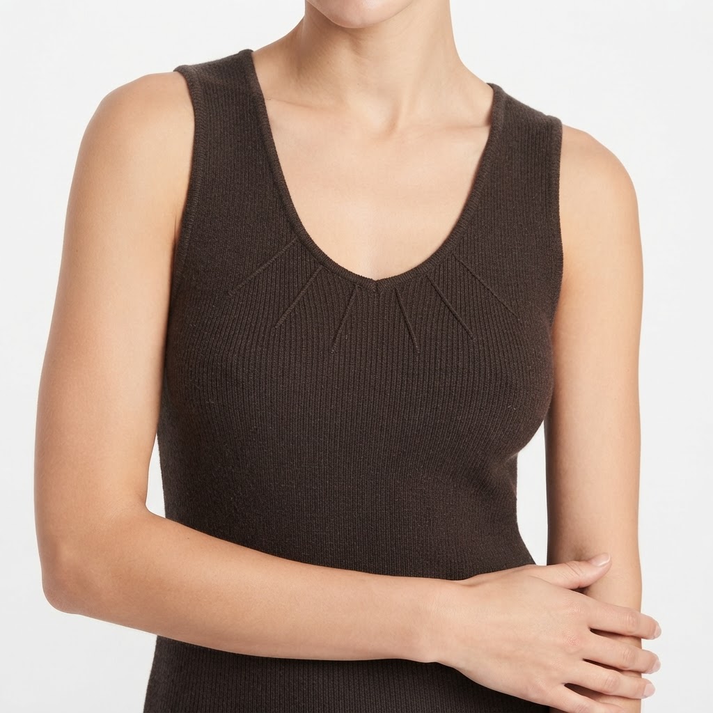 Old Navy | Débardeur Marron Côtelé