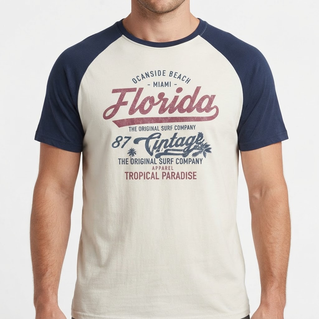 T-shirt Raglan Florida