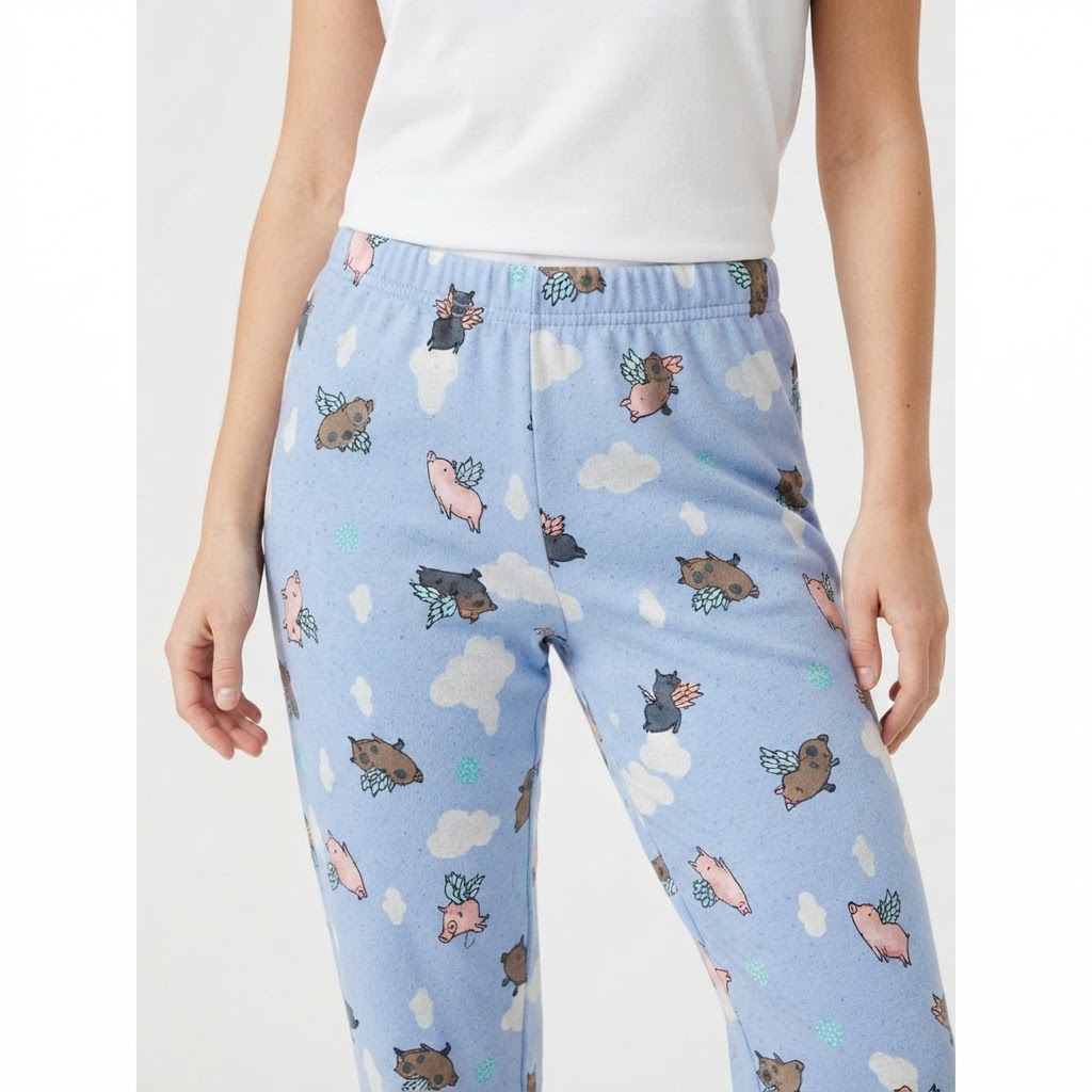 Pantalon de Pyjama Cochons Volants