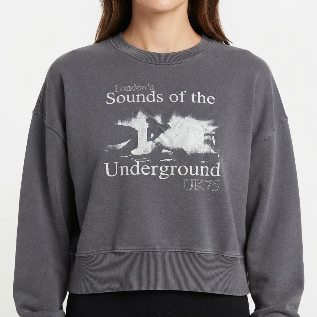 Sweatshirt Court Graphique Londres