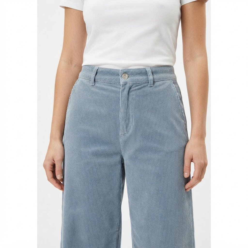 Twik | Pantalon Large Velours Côtelé