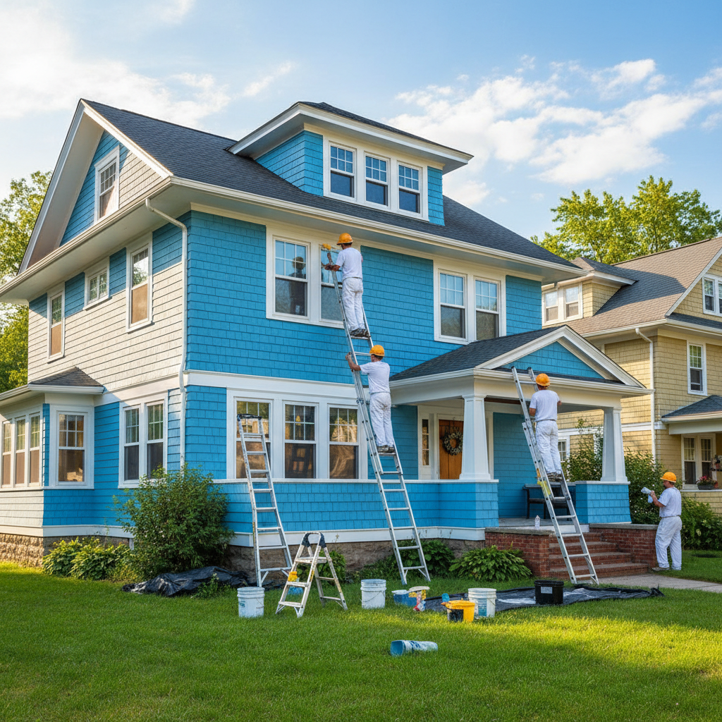 Pojoy Painting & Construction - New England home exterior painting
