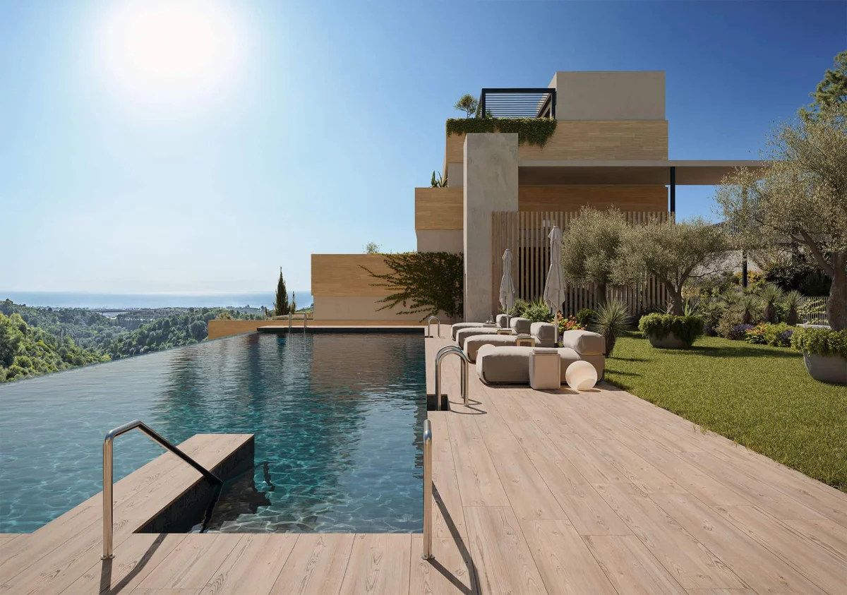 Villa de prestige avec piscine à débordement