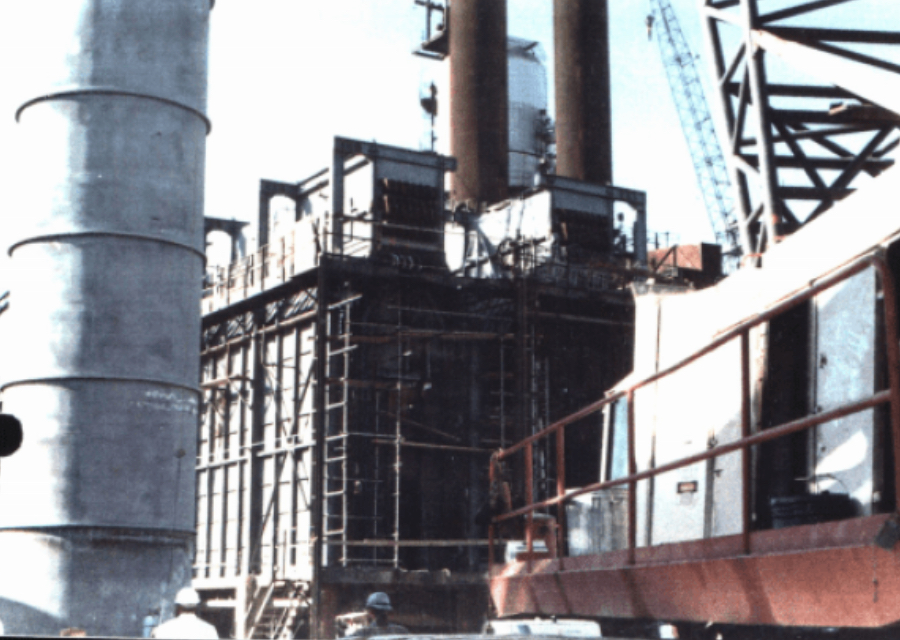 Industrial fired heater construction
