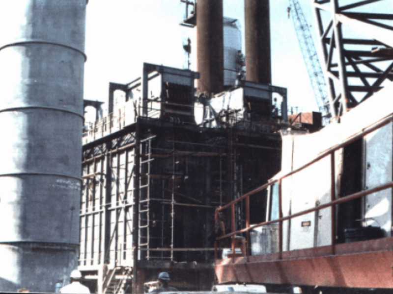 Industrial fired heater construction
