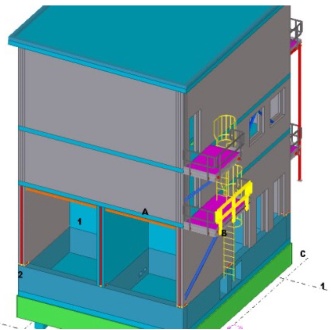3D building MEP model