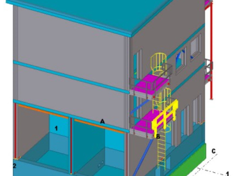 3D building MEP model