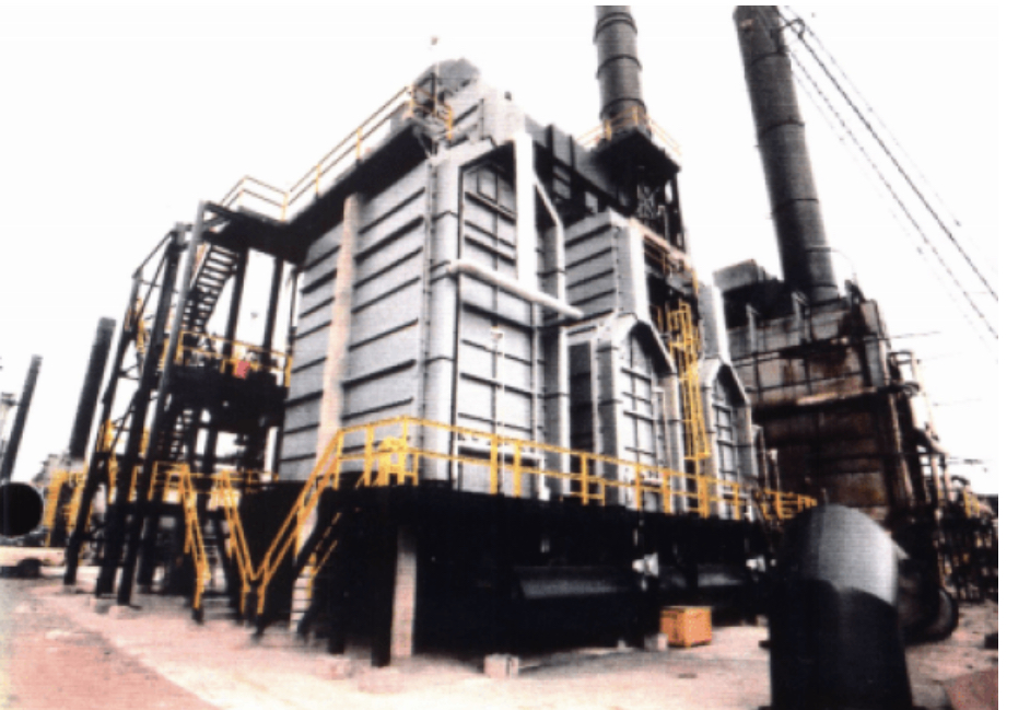 Industrial plant fired heater