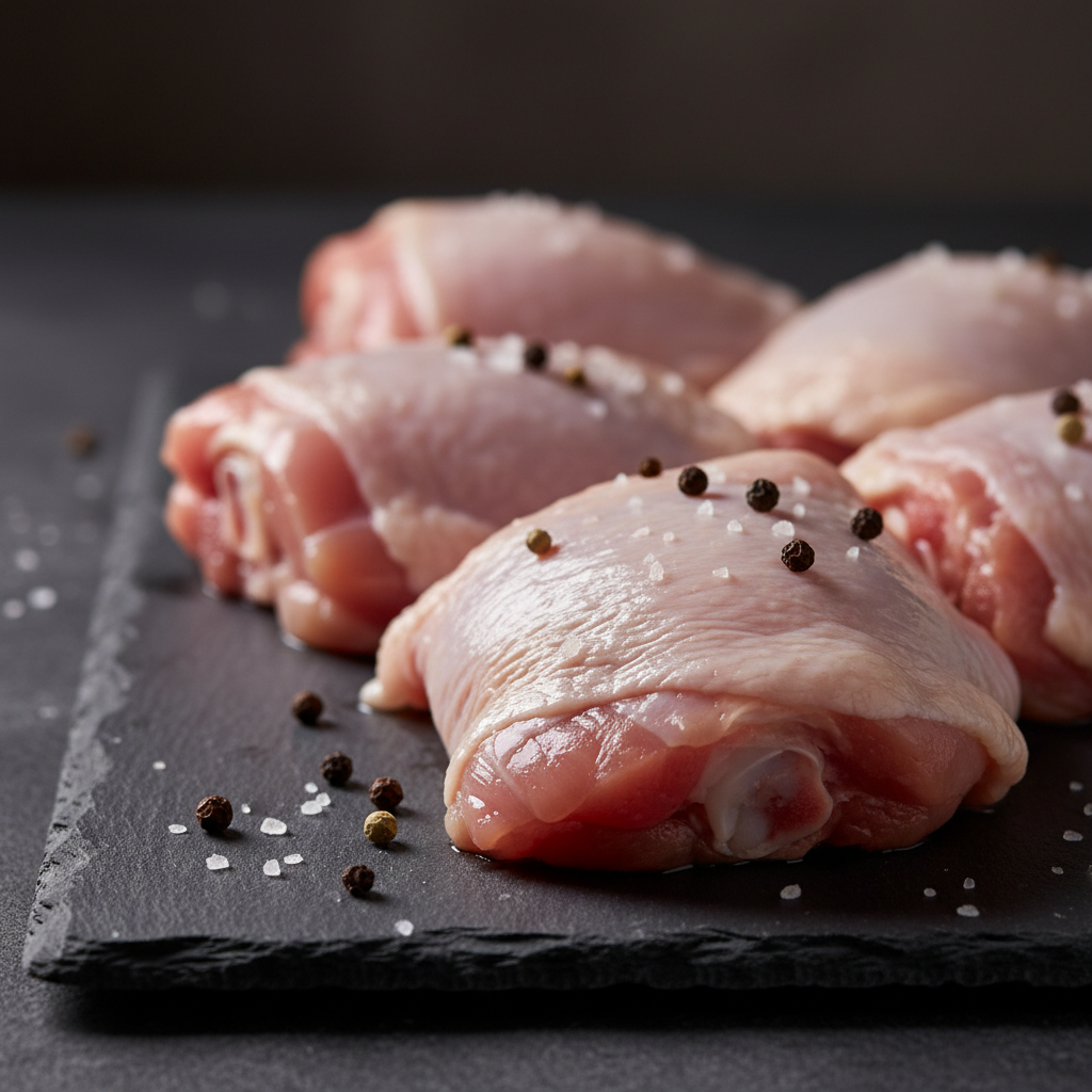 Skin On Bone In Chicken Thighs