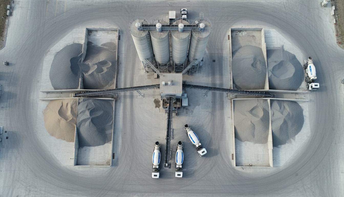 Concrete batch plant