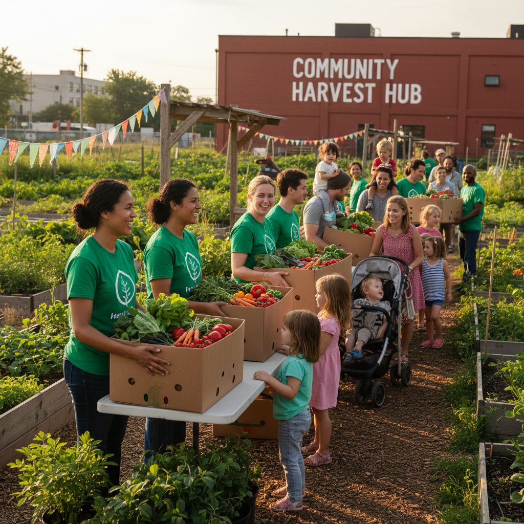Community Food Distribution Event