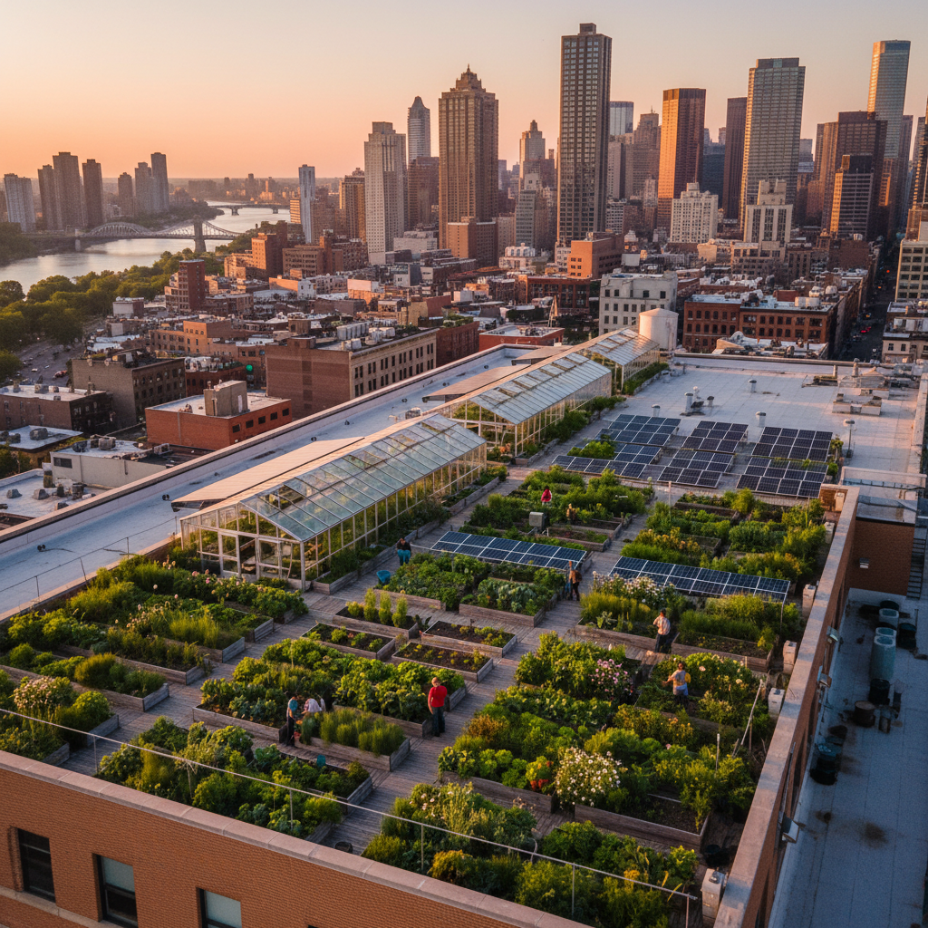 Urban Rooftop Farm