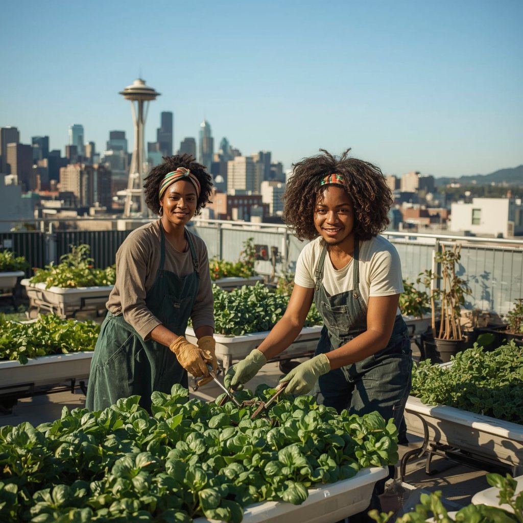 Harvest Joy: Women Lead the Rooftop Food Movement