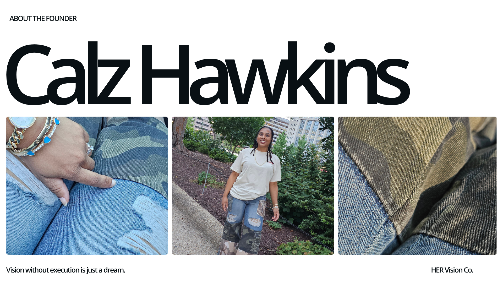 Calz Hawkins — About the Founder. Vision without execution is just a dream.