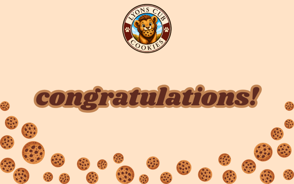 Congratulations — Cookies