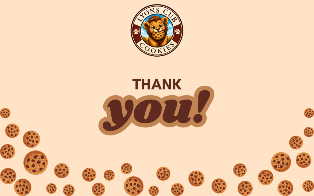 Thank You — Cookies