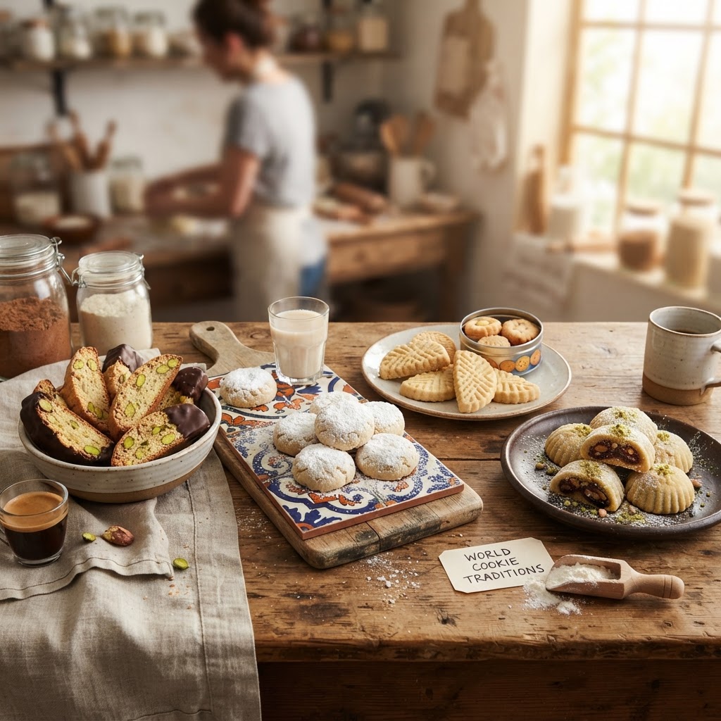 Exploring World Cookie Traditions: From Italian Biscotti to Mexican Polvorones