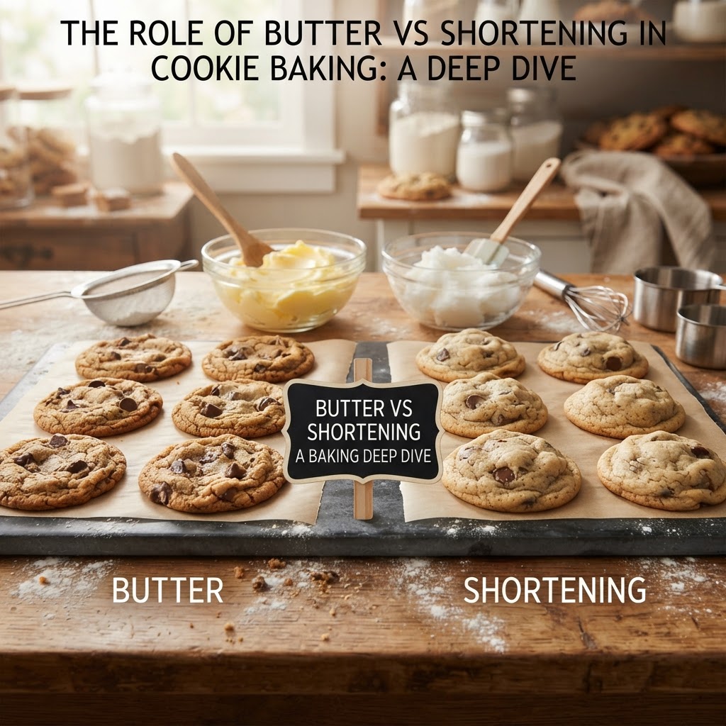 The Role of Butter vs. Shortening in Cookie Baking: A Deep Dive