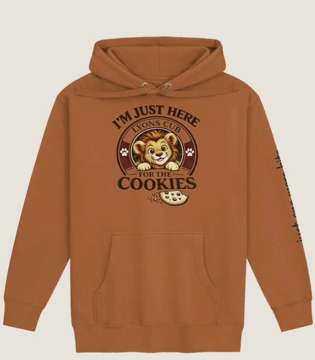 Lyons Cub 'I'm Just Here for the Cookies' hoodie