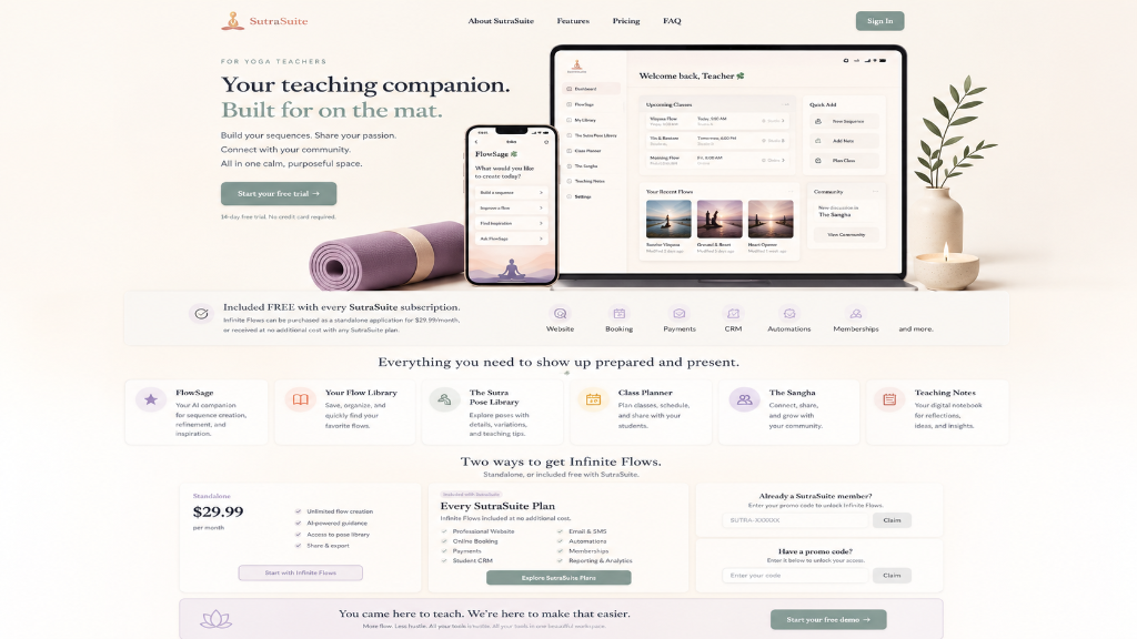 Infinite Flow platform screenshot