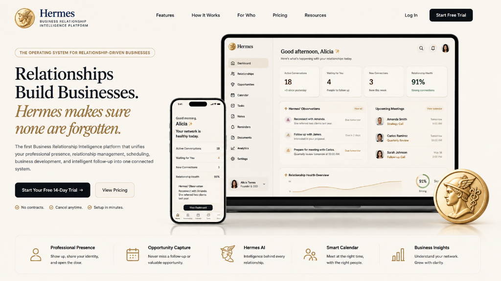 Hermes platform screenshot