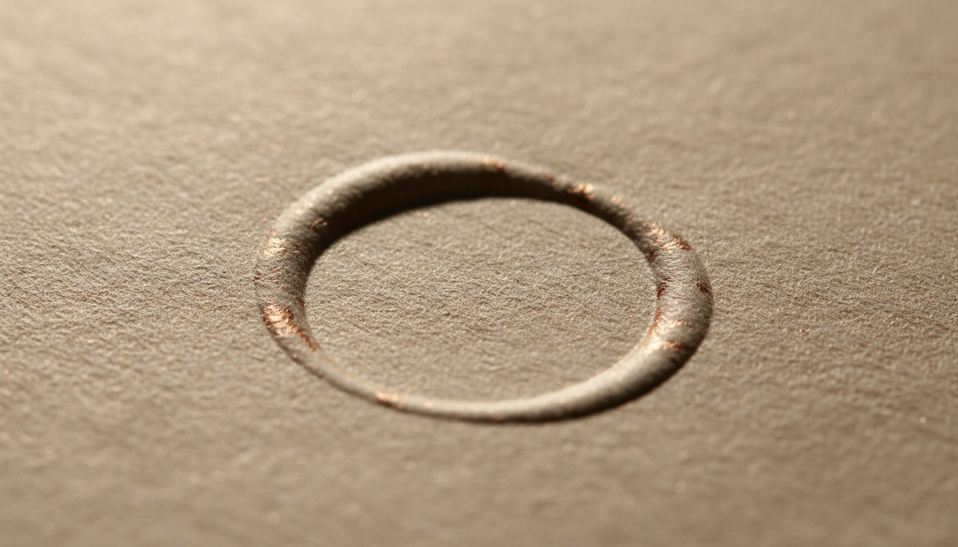 Textura de papel con sello embozado