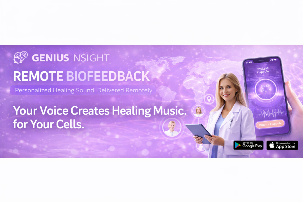 Insight Quanta Capsule and Genius Insight remote biofeedback frequency ecosystem