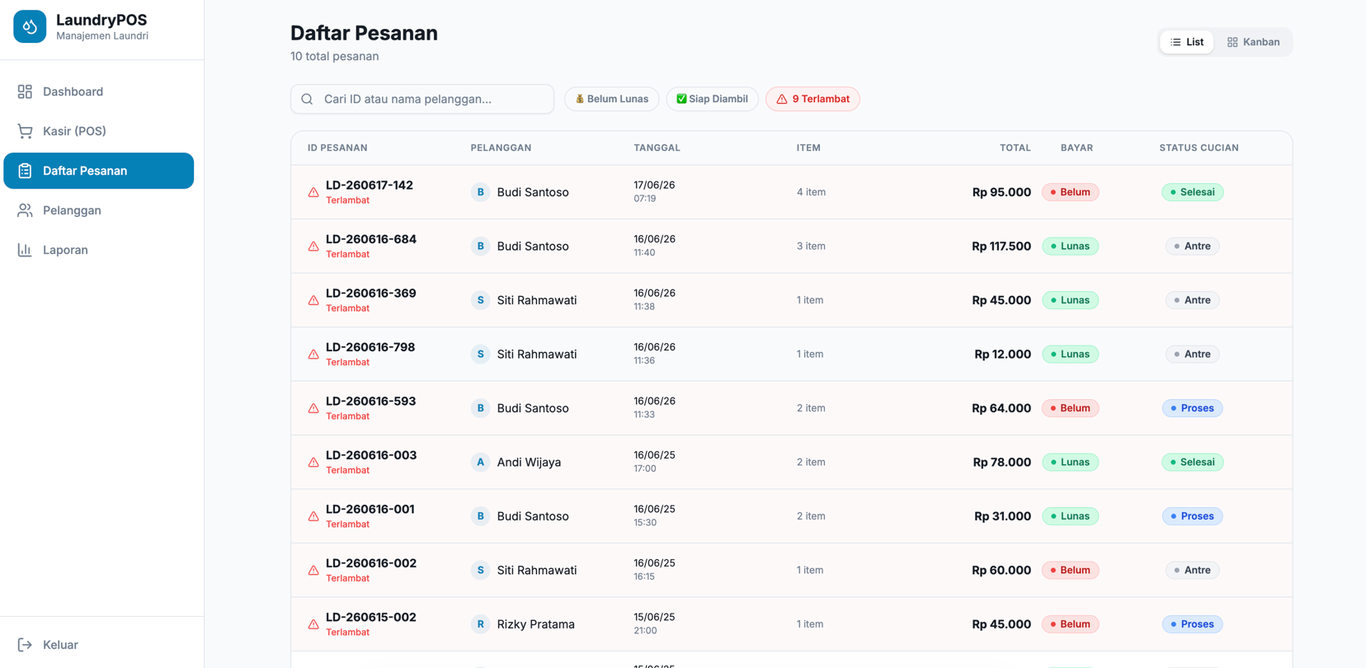 Smart Laundry POS & Management screenshot 4