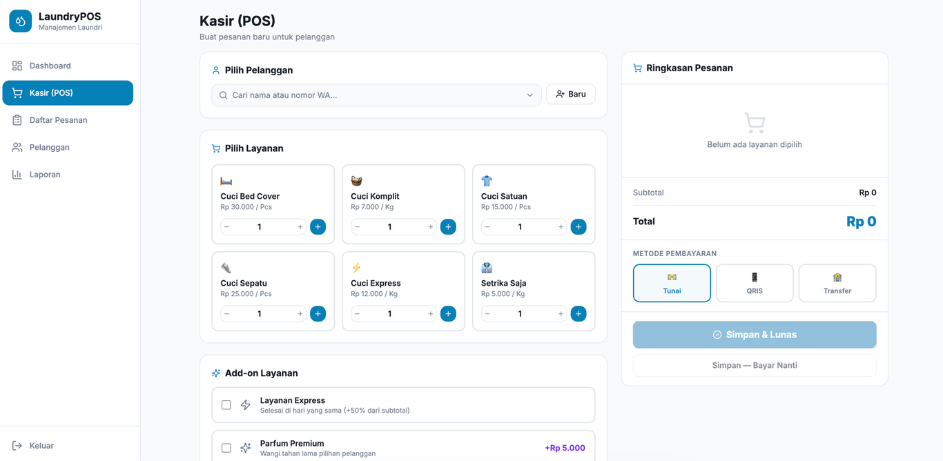Smart Laundry POS & Management screenshot 5