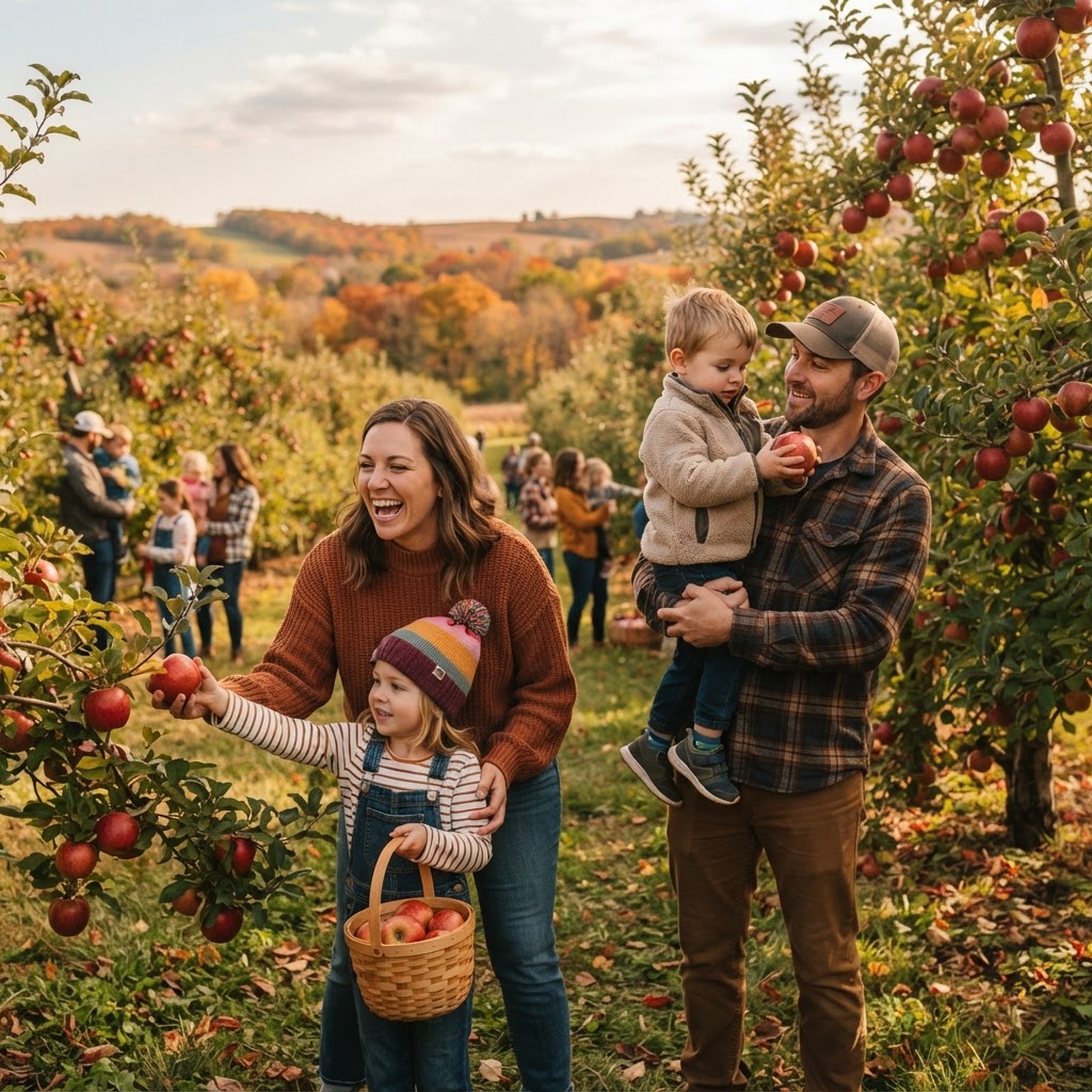 Apple Picking and Fall Orchards Near Omaha