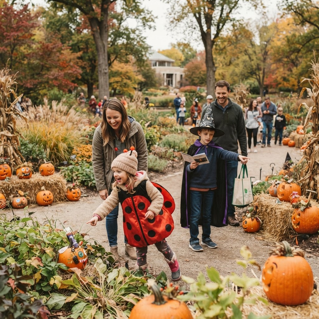 Ghoulish Garden Adventure at Lauritzen Gardens
