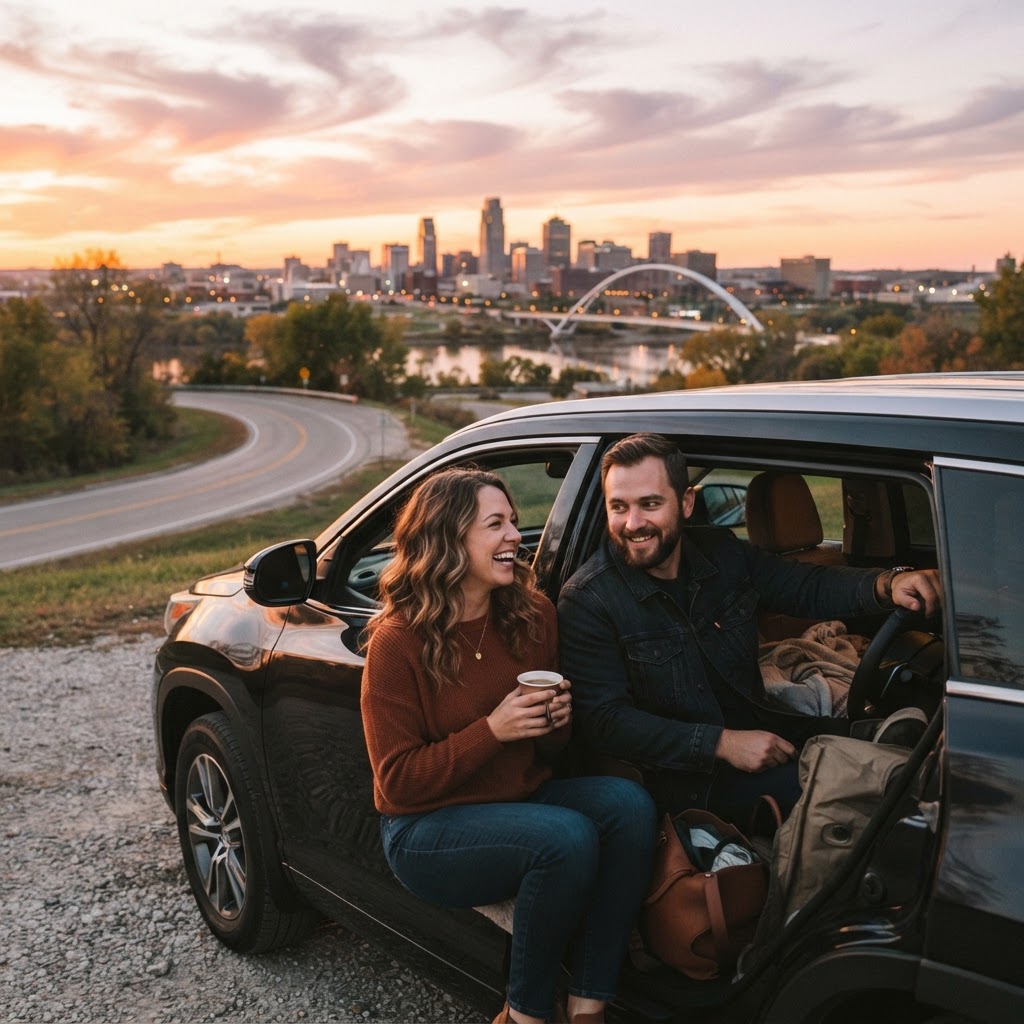Scenic Drive and Sunset Date Nights in Omaha