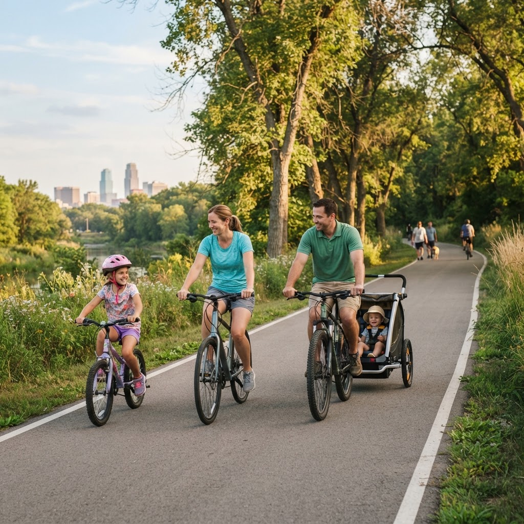 The Best Family Bike Trails and Paths in Omaha