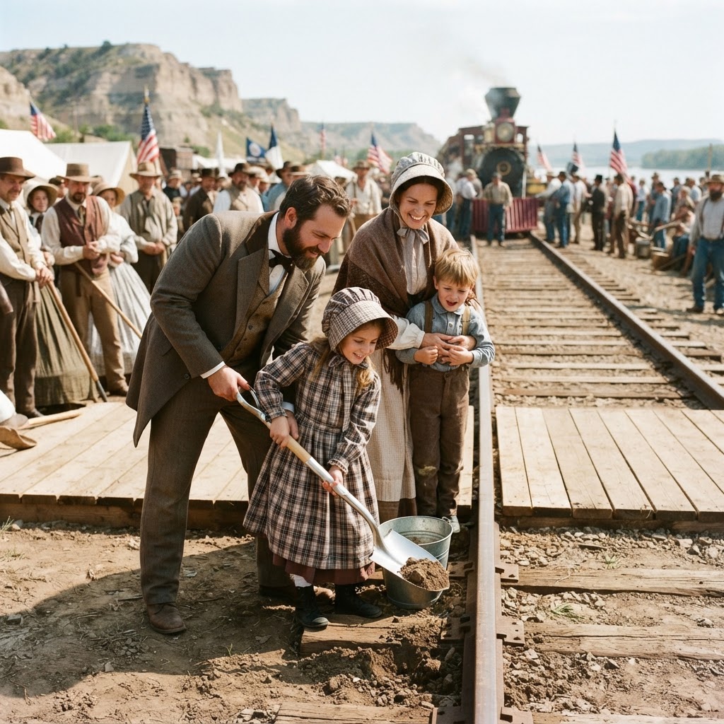 The Day the Tracks Began: How Omaha Launched the Transcontinental Railroad