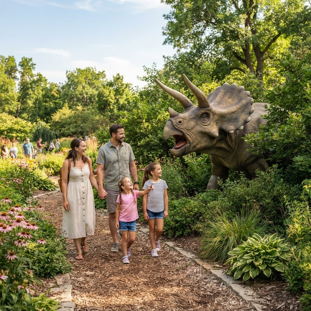 Dinosaurs Roar Into Lauritzen Gardens in Omaha This Summer