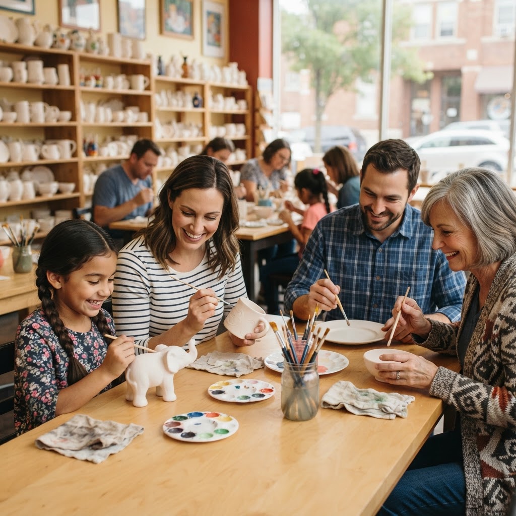 Paint-Your-Own Pottery Studios in Omaha