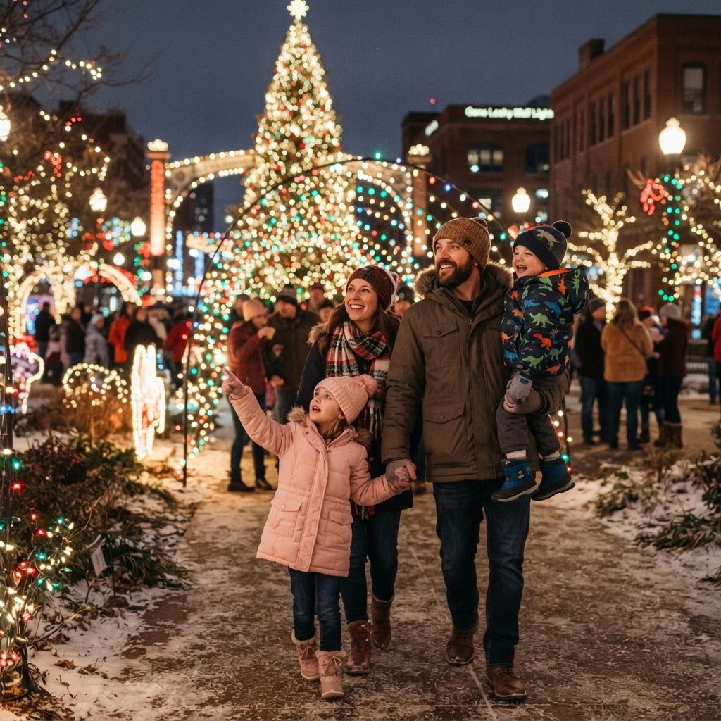 Where to See Christmas Lights in Omaha