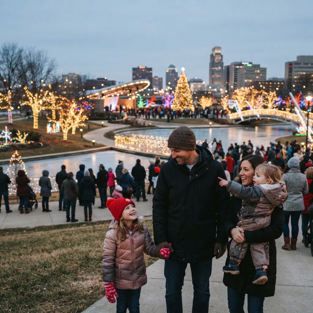 Holiday Lights Festival Lighting Ceremony at The RiverFront