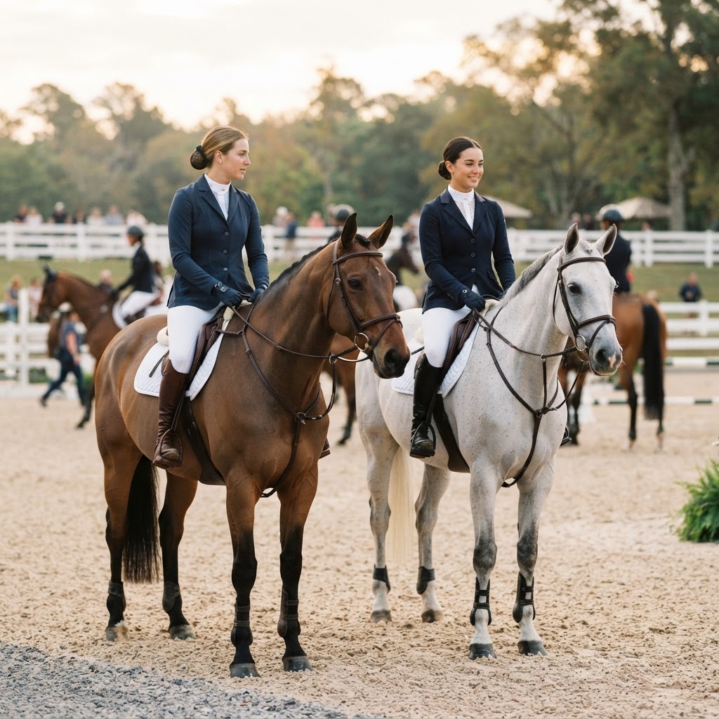 Horse Pilot vs For Horses — French aerodynamic tech versus Italian tailored elegance in equestrian competition apparel