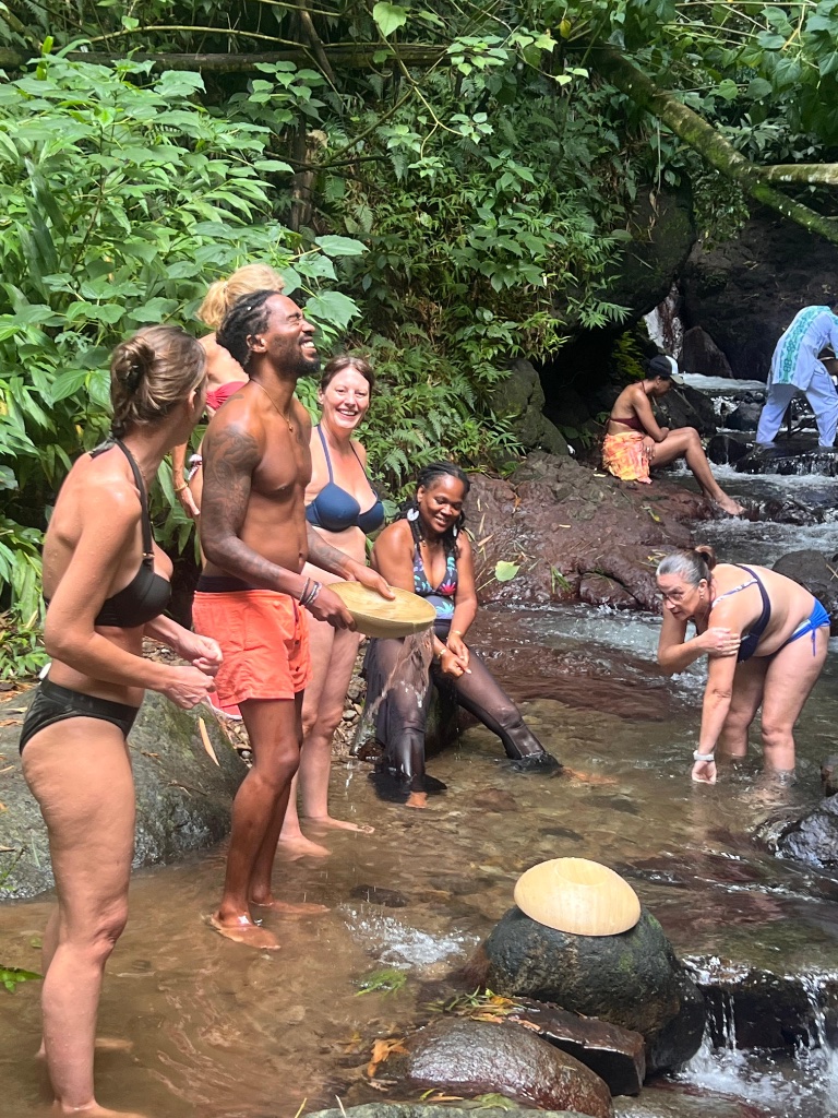 Baignade en rivière