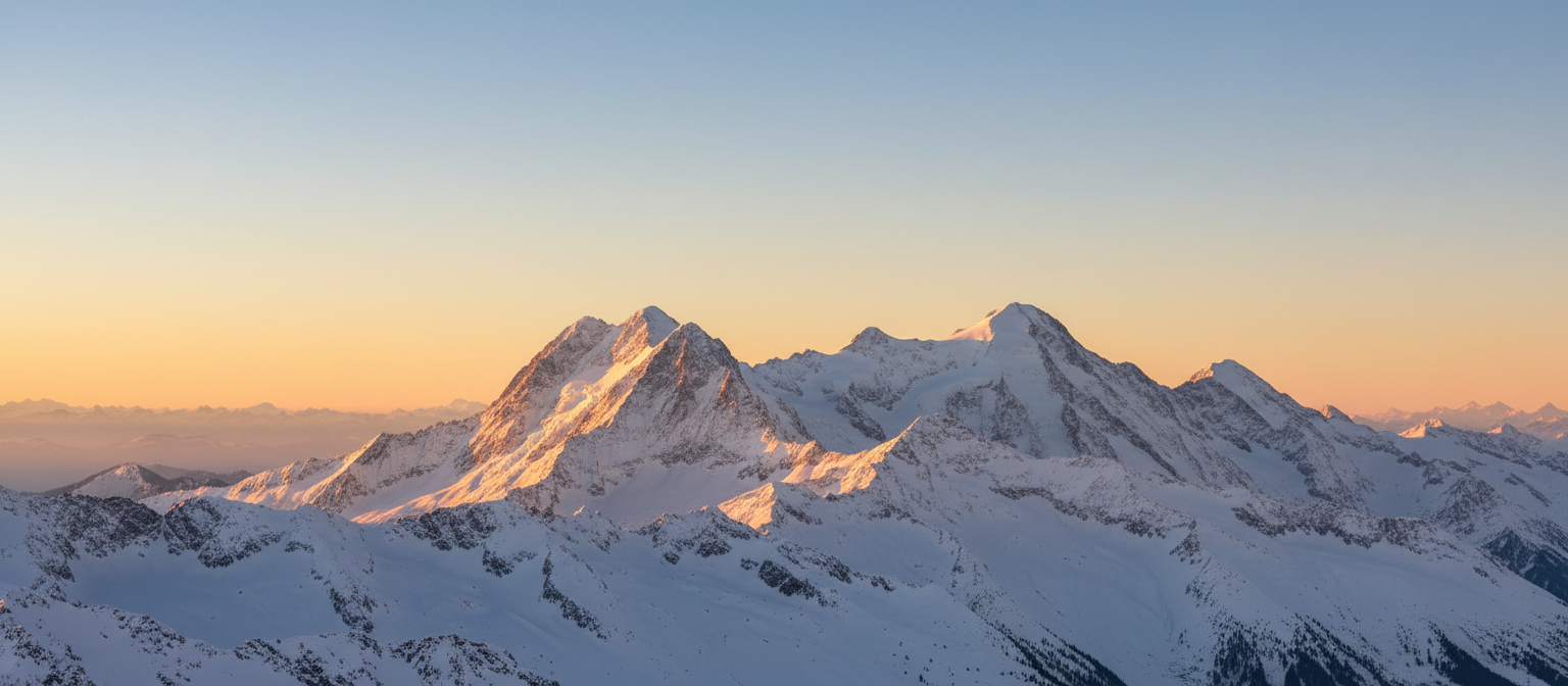 Sunrise over Swiss Alps