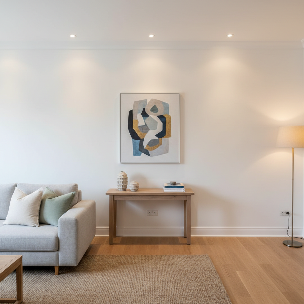 Renovated room after AI visualisation — before and after renovation with estimated cost